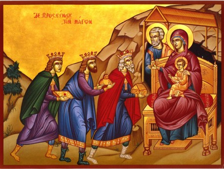 Visit of Magi Icon