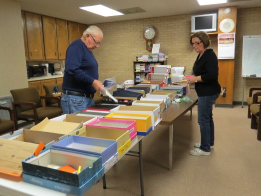 Christmas Boxes 2014 filling