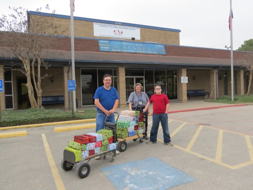 Christmas Boxes 2014 out front