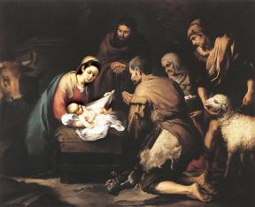 Nativity Sacred Art NatShepherdMurillo
