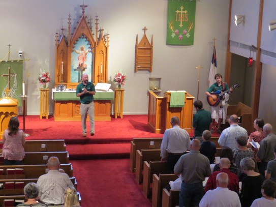 Lutherhill Sunday 2015 Singing