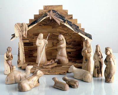 Nativity Olive Wood