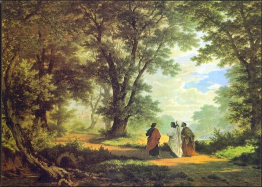 Emmaus Painting Zünd_Gang_nach_Emmaus_1877