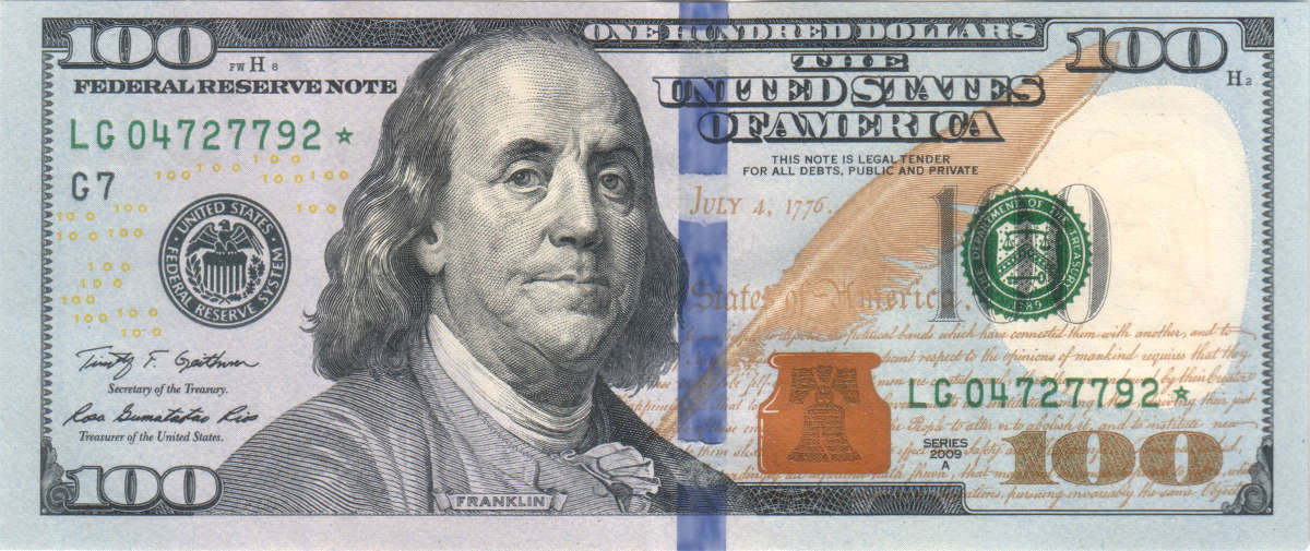 $100 Bill 2009