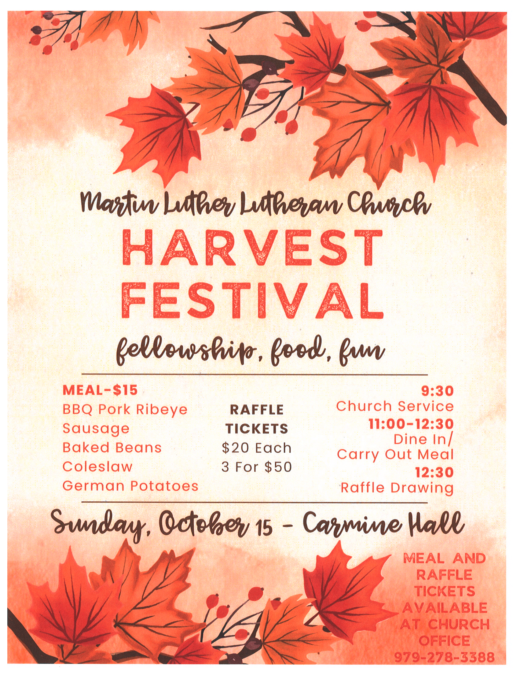 Harvest Fest Flyer 2023